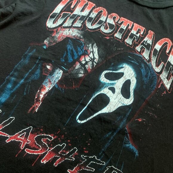 Ghostface Slasher T-Shirt XL Horror Movie Scream Halloween - Picture 3 of 8